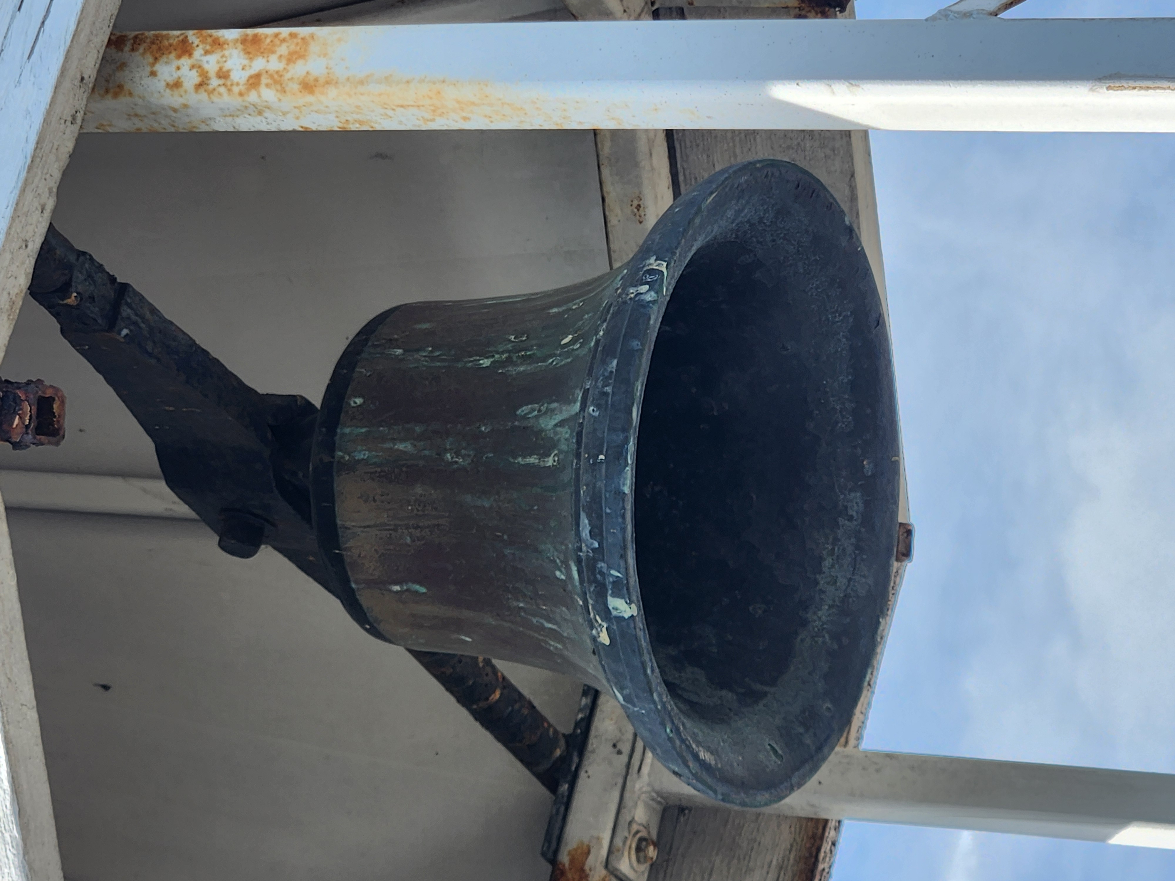 Photo of an old bell.